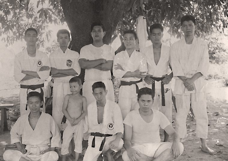original black belts in Mr. B's Wado Ryu class