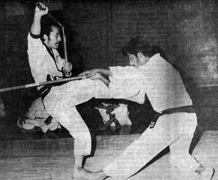 Jim Randolph and David Segovia karate demonstration